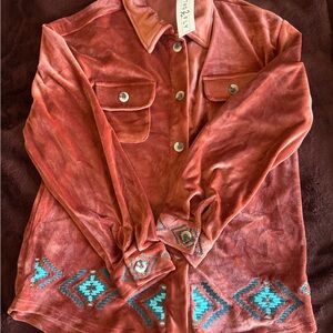 My Story Women's Rust Teddy Jacket